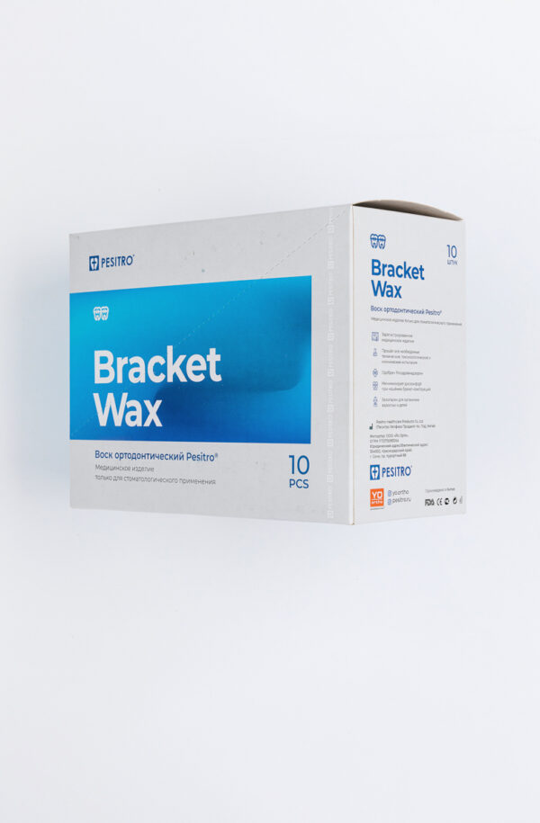 Медицинский ортодонтический воск PESITRO® Bracket Wax в коробке